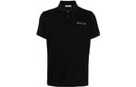 Moncler Поло SS22 мужское черное - фото