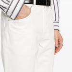 Прямые джинсы с пятью карманами Lanvin, белый - фото 7