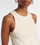 Майка из джерси Toteme, экрю - фото 4