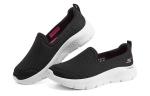 Skechers Go Walk Fle Low Top Casual Shoes Women's Black - фото 5