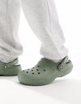 Сабо Classic с подкладкой, цвет «мшистый» Crocs - фото