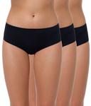 Трусы Yenita Hüfts Invisible aus Mikrofaser 3er Pack, черный - фото