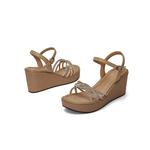 Пляжные сандалии женские Pt'Son, розовый - фото 6