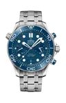 Часы seamaster diver 300m co axial master chronometer chronograph 44 мм Omega - фото
