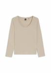 Пижамный топ BOSS Pyjama top, Light Beige/Beige - фото 5