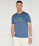 Футболка мужская Hugo с принтом, синий - фото 3