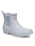Сапоги резиновые Hunter с тканевой вставкой, серый - фото 2