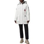 Экспедиционная парка с логотипом и капюшоном Canada Goose, белый - фото 4