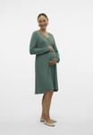 Платье-джемпер TRINITY MAMALICIOUS, темно-зеленый - фото 5