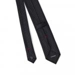 Черный шелковый галстук Jil Sander, Black - фото 2