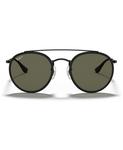Поляризационные солнцезащитные очки, RB3647N ROUND DOUBLE BRIDGE Ray-Ban - фото