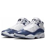 Кроссовки Air Jordan 6 Rings 'White Midnight Navy', белый - фото 3