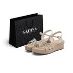 Сандалии с одним ремешком женские SAFIYA, Ecru - фото