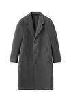 Пальто Mango Classic coat, Grey - фото 5