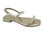Women's Evening Sandal In Platino Gioseppo, Platino - фото