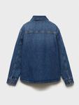 Куртка межсезонная MANGO KIDS Ledger, Blue Denim - фото 2