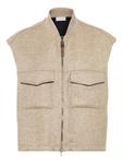 Brunello Cucinelli меланжевый жилет, нейтральный - фото