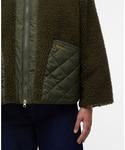 Женская флисовая куртка Brawby Barbour, Olive - фото 3
