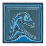 HERMES Шёлковый шарф, Blue - фото