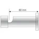 Кронштейны для карнизов Ø 20 мм Liedeco, белый - фото