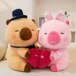 Пара плюшевых игрушек капибара, высота 30см/40см/55см/65см Bitter purchase - фото 9