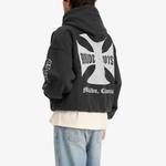 Толстовка с капюшоном для мальчиков Rhude, черный - фото 3