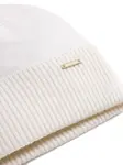 Шерстяная кашемировая шапка в рубчик WOOLRICH, белый - фото 3
