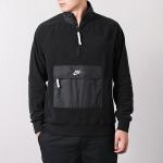 Толстовка Nike Half Zipper Stand Collar Sports Pullover Black, черный - фото 4