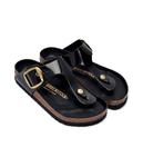 Сандалии женские Birkenstock лакированные из натуральной кожи, черный - фото 3