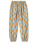 Оранжевые хлопковые брюки Jellymallow, оранжевый - фото 3