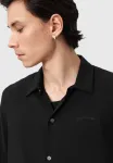 Рубашка барона Allsaints, Jet Black - фото 4
