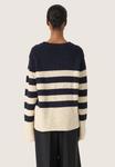 Джемпер STRIPED Soaked in Luxury, синий - фото 4