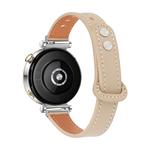 Ремешок Huawei Совместимость Кожаный 218мм IBOANN, Абрикос - фото 4