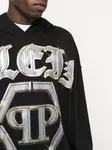 Худи с логотипом Philipp Plein, черный - фото 5