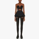 Топ-бюстье с вырезом Givenchy, черный - фото 3