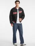 Ветровка GUESS Script Patch Varsity, Black - фото 3