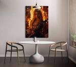 Картина на холсте Hustling Sharks Woman Warrior, оранжевый - фото 2