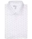 Мужская рубашка с равномерным гороховым принтом Bar Iii, белый - фото 6