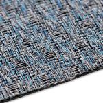 Виниловый коврик для ванной KARAT Como, 90x1x100 см, синий - фото 3