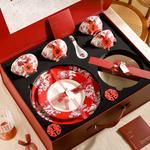 Керамические наборы посуды KAWASIMAYA, розовый - фото 10