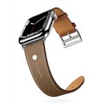 Ремень IBOANN из кожи с пряжкой в виде седла, круглыми шипами и хвостом, совместимый с Apple, цвет умбра - фото 2