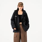 Куртка унисекс Jeep, серая черная (однослойная куртка) - фото 4