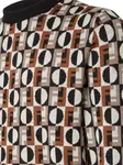 Свитер с узором FENDI, коричневый - фото 3