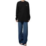 Футболка с принтом WE11DONE, черный - фото 2