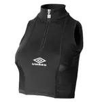 Футболка без рукавов Umbro Reflective Tech Crop, черный - фото