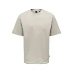 Рубашка ONLY & SONS с круглым вырезом "ONSFRED RLX SS TEE", цвет Silver Linin - фото 5