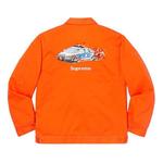Куртка fw19 week 2 cop car embroidered work jacket Supreme, оранжевый - фото