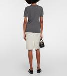 Кашемировый свитер с логотипом Miu Miu, Ardesia - фото 3