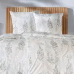 Постельное белье Mako Interlock Jersey Hedi Ice Blue 135x200 см + 80x80 см Estella - фото 3