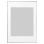 Рама, алюминий, 50х70 см ,серый, LOMVIKEN IKEA - фото
